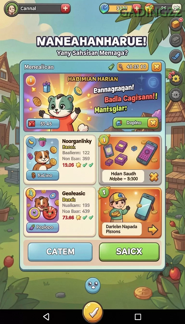 Cuplikan layar LUNATOGEL — halaman utama